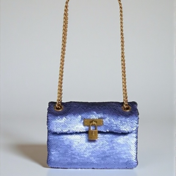Kurt Geiger Handbags - Kurt Geiger London Purple Sequin Mini Brixton. NWT, Dustbag Included. SOLD OUT